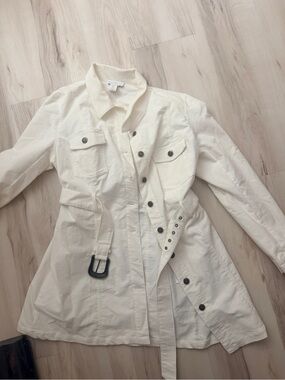 Women’s Cream Utility dress with Belt